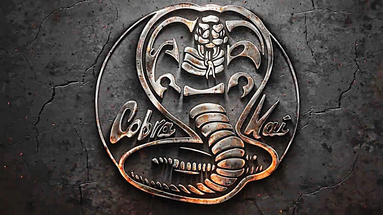 Yellow Cobra Kai illustration, The Karate Kid Logo Font, Cobra Kai  transparent background PNG clipart | HiClipart
