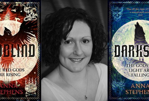 Anna Stephens, author of Godblind and Darksoul (2018)