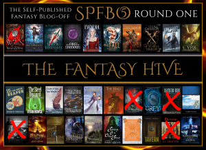 SPFBO 5 Round 1 Graphic (First Eliminations) - The Fantasy Hive