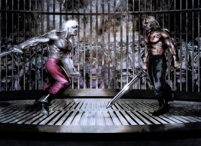 The Duel of Loken and Lucius by Shane Cook (Slaine_69)