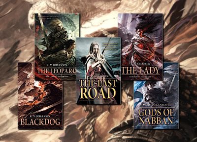 Gods of the Caravan Road (Blackdog, The Leopard, The Lady, Gods of Nabban, The Last Road) by K.V. Johansen
