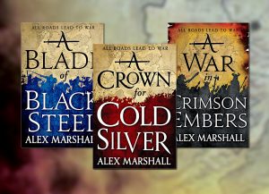The Crimson Empire trilogy by Alex Marshall