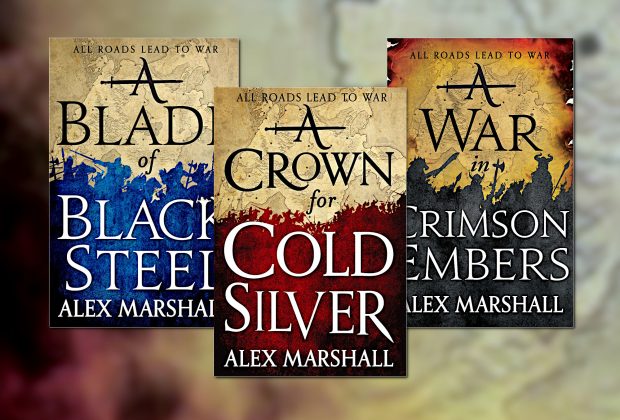 The Crimson Empire trilogy by Alex Marshall
