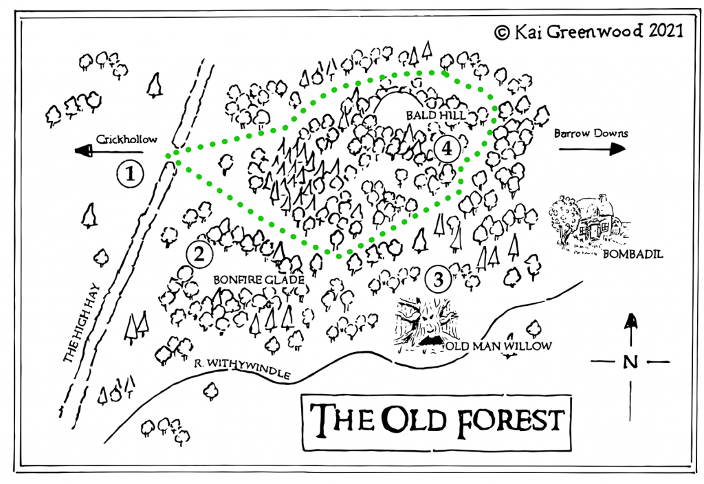 Map of the Old Forest
