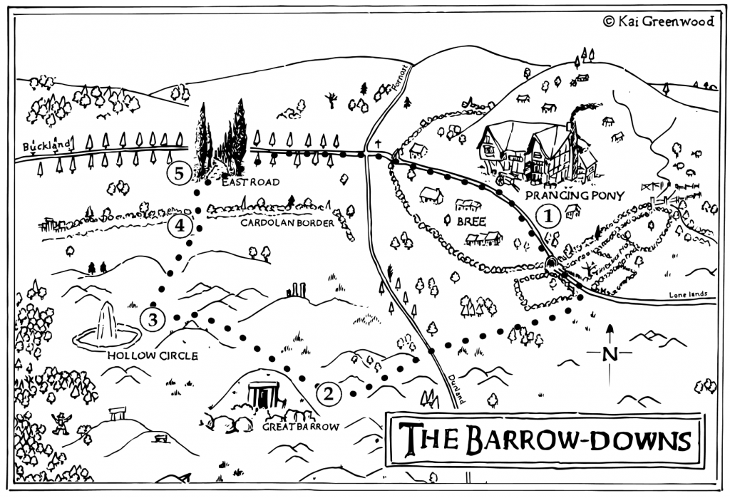 Map of Barrow-downs