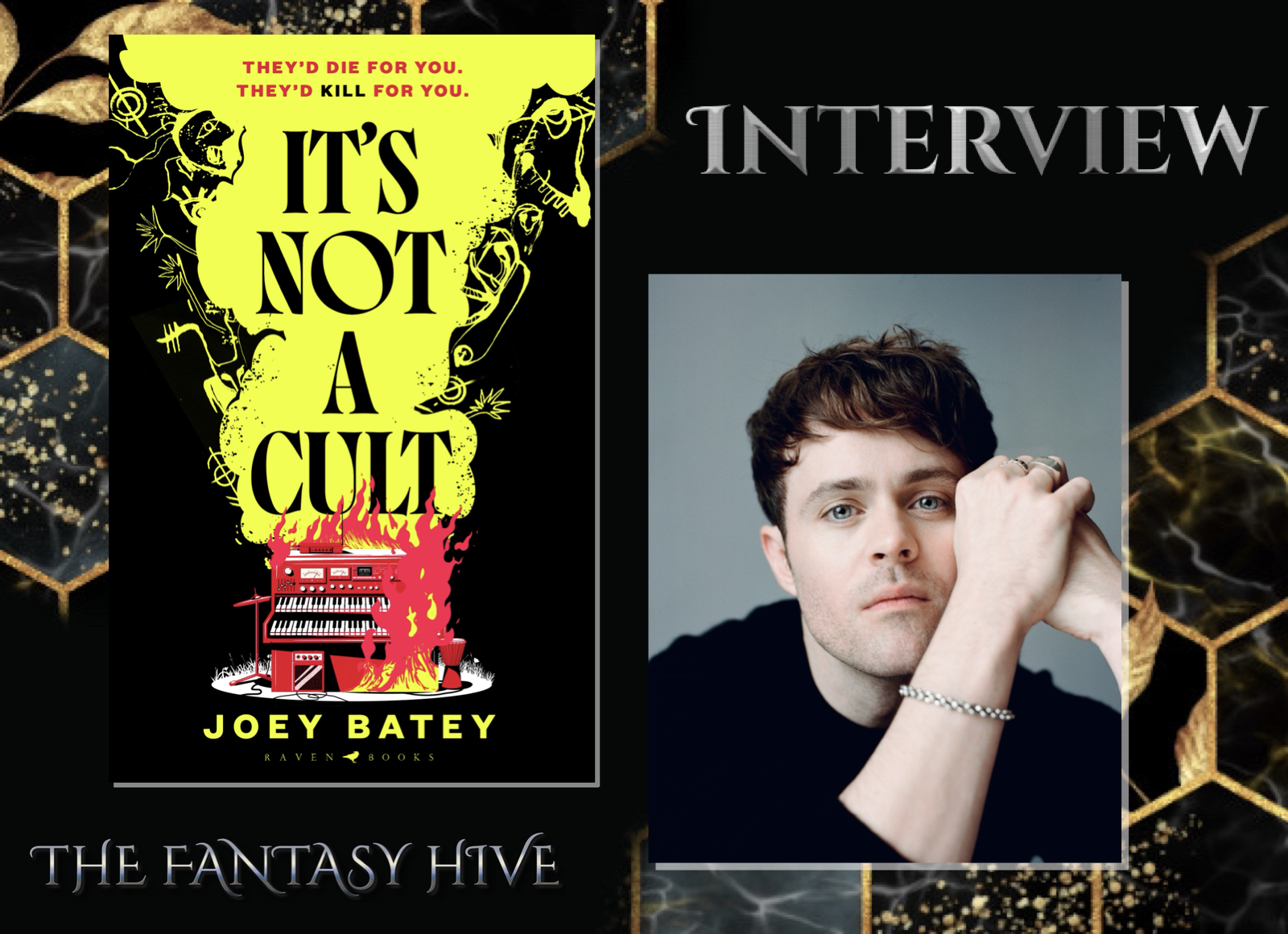 Interview with Joey Batey (IT'S NOT A CULT) FantasyHive