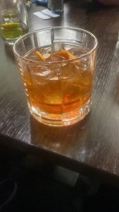 A picture of an Old Fashioned Whisky Cocktail